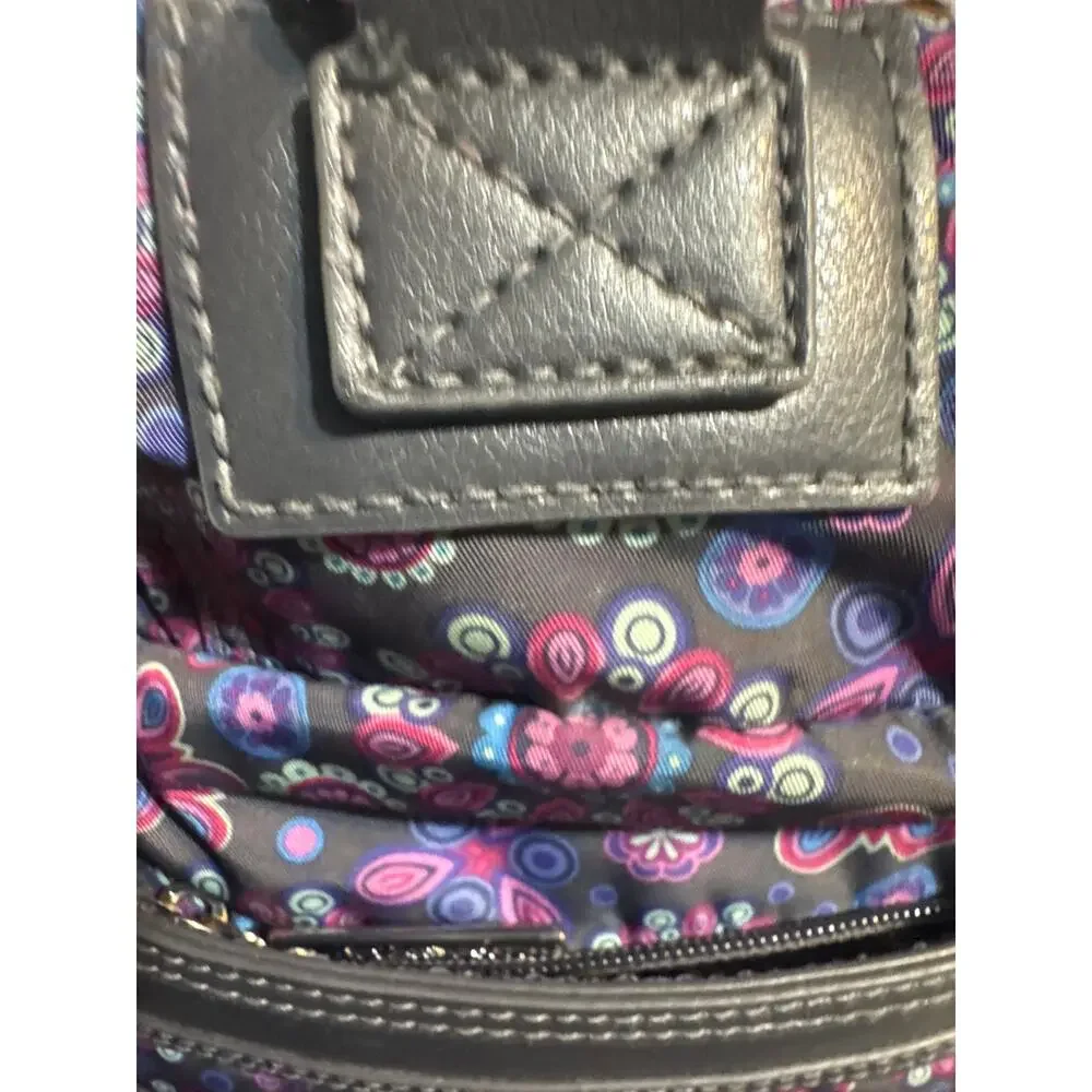 Hadaki Floral Paisley Sling Backpack Multicolor Crossbody Travel Shoulder Bag